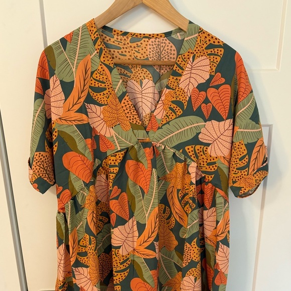 Floral V-Neck Sundress - Multicolor - Picture 9 of 9